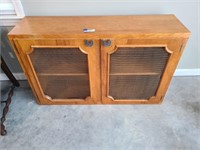 Wood Console Cabinet Western Style