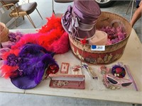 Red Hatters LOT, gloves, hats, shirts, jewelry etc