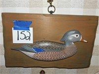 WOODEN DUCK WALL HANGING