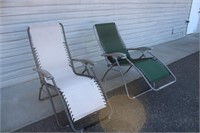 (2) Lounge Chairs