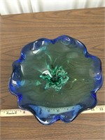 (poss.)Blue/Green Royal Gallery Poland Art Glass