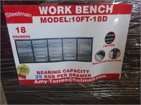 Unused Work bench W/Stainlees steel top