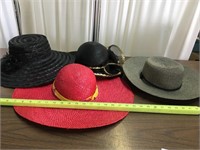 Assortment of woman Hats