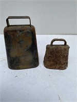 2 Vintage Cow Bells