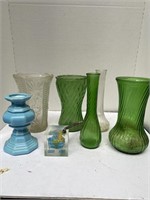 Collection of Glass Vases and more