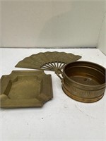 Brass Fan, Ash Tray and more