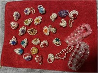 Hand Crafted Beaded Rings and Bracelets