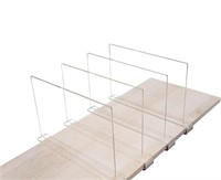 Clear Acrylic Shelf Dividers