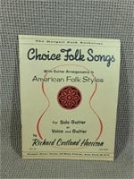Choice Folk Songs Book