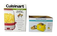 Cuisinart Popcorn Maker & Nostalgia Toaster New