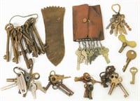 Lot of Vintage Keys - Skeleton, Clock, Cabinet