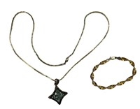 Sterling Silver Jewelry- Necklace & Bracelet