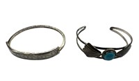 Vintage Sterling Silver Bracelets inc. Turquoise
