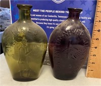 2 Decorative bottles