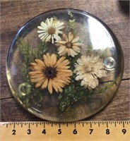 Floral paperweight