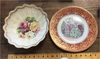 Vintage bowl and cabinet plate