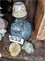 FAT TOAD AND CANDLE