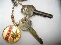 Retro July Keychain on GM Briggs & Stratton Keys