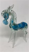 Murano Handblown Glass Horse Donkey