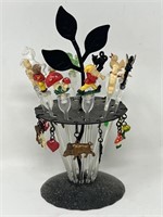 Complete 1960s Barware Cocktail Pic Carousel