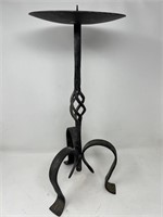 Austrian Wrought Iron Candle Stand Gothic