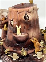 OOAK Mushroom Gnome Log German Candle Trippy