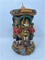 1970s German Carved Candle Black Forest