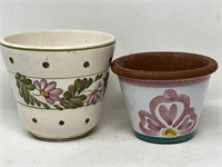 1950/60s Brazillian Pottery Planter & Glazed Terra
