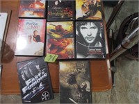 8 DVD's as shown Good cond