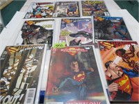 9 Superman comics Good cond