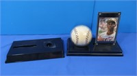 1994 All-Star Game Ball, Roberto Clemente Card on