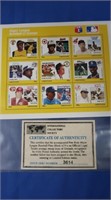 MLB Grenada Stamps w/COA