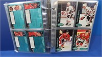 1990s Parkhurst Hockey Trading Cards in Binder