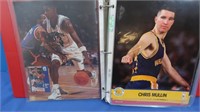 Album -w/Oversized Cards & 91-92 Fleer Basketball