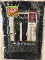 2 Rod Pocket Panels Bryce 42x84"