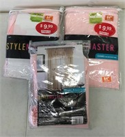 3 New Style Master Voile Rod Pocket Panels 60x84"