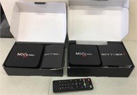 2 MXQ Pro 4k OTT Tv Android Boxes *Only 1 Remote