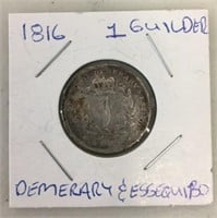 1816 Demerara & Essequibo 1 Guilder