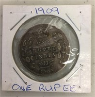 1909 One India Rupee