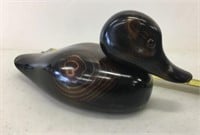 Bundy & Company Signed Carved Duck