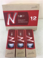 7 New Packs Noodle S2D Golf Balls