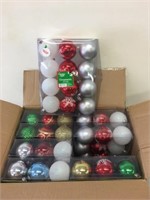 Case Lot of 8 Packs x 12 Holiday Style Ornaments