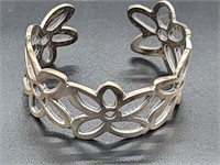 925 Silver James Avery Daisy Cuff Bracelet