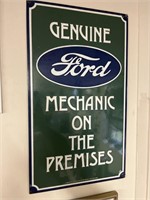 Ford Porcelain Enamel Shop Sign