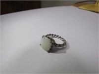 PANDORA STERLING MOTHER OF PEARL SERENITY RING