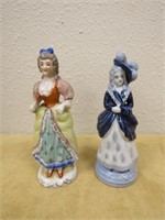 TWO OCCUPIED JAPAN LADY FIGURINES