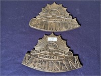 Vietnam & Gallipoli Plaques