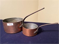 French Copper Pans