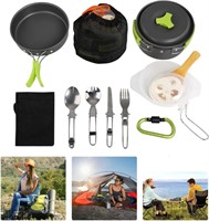 LEADSTAR Camping Pan, Outdoor Camping Cookware Kit