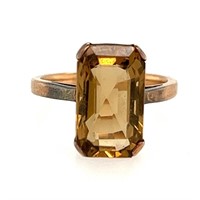 14ct Citrine ring